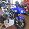 GPZ900車検整備中