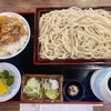 砂場（舎人公園）もりそば＋ミニ牛丼