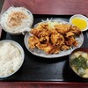 西川口の「あおき食堂」でからあげ定食を食べました🐔