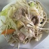 横浜　平沼橋　ラーメン香月の肉野菜炒め＋ライス