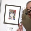 #487　雨の風の中、「第12回全国土佐和紙はがき絵展」で賞をいただいたので見に行ってきましたよ。2019/03/21