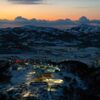 色丹島・穴澗の夜景