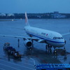 6月の瀋陽空港、雨。（2017年月イチ日本・6月編；その1）