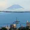 久しぶりに見えた富士山