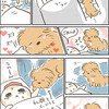 【犬漫画】寝込んでいる飼い主と手をつなぐ犬＆今後についてお知らせ