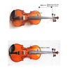 バイオリンフレットシールで正確な音程を出す貼り付け位置について