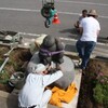 ほくほく線十日町駅前通りに「わらしこ」完成。