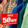 明日も店内ほぼ半額SALEです🔥