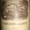 Carruades de Lafite 1999