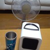 打ち水効果★充電式小型の卓上冷風扇★割引クーポンで購入