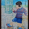 二十四の瞳岬の分教場絵画展