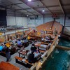 （日本一時帰国´23）ほぼカリブの海賊、店全体が大きな釣り船のようなレストラン