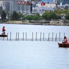 瀬田川河口釣の風景