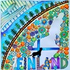 完成『世界一周メルヘンの旅・フィンランドのページ』水彩&ペン&コーリン色鉛筆で塗る