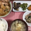 鳥手羽元と大根の煮物、なす南蛮、かぼちゃ煮ほか