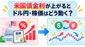 米国債金利が上がるとドル円・株価はどう動く？ 米金利・為替・株の関係を整理