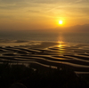 熊本を代表する絶景「おこしき海岸」干潟と夕日、自然が作り出すアートな景色を体感せよ！