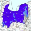 文科省 航空機ﾓﾆﾀﾘﾝｸﾞ ６県の測定結果 ⑥富山県
