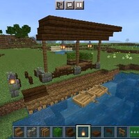 川岸に小さな船着き場の作り方 マイクラ Sくんのminecraft