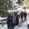 京都・南禅寺三門から眺める雪景色