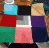 ドミノ編み始めました。