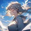 medium wind (中程度の風) by Animagine XL V3.1