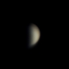昨晩の惑星と月