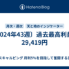 〔2024年43週〕過去最高利益！29,419円 