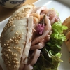 レンコンと桜のサンドイッチ（春だよね〜〜）