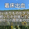 着床出血？茶色いおりものがダラダラ続く。6日続いたが妊娠していた話！排卵から1週間後の出来事でした。