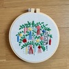 暮らしの刺繍：七夕刺繍が完成しました。