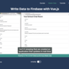 Vue School の無料コース「Vue.js + Firebase Realtime Database」を受講してチャットアプリケーションを実装した