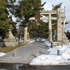 雪の長浜八幡宮