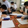 学園祭のステージバック作り（１年）