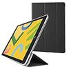 エレコム iPad 10.2 (2019) ケース フラップケース 背面クリア ソフトレザー 2アングル スリープ対応 ブラック TB-A19RWVBK