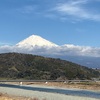 西からの富士山がきれいに見えた、静岡県富士市にて