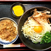 ぶに家 盛たに＠福山市「冷玉ぶっかけ ミニ牛丼」