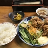 禁酒日のディナー（鶏カラ定食）