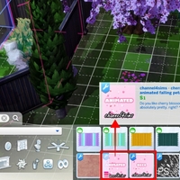 桜の花びらが散るMOD