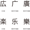 中国語フォント：簡体字フォント・繁体字フォントを解説