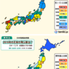 今年の北海道の花粉は少ない？（気象協会の花粉症予測）