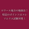 ロワール地方の勉強法！ 暗記のポイントはコレ ソムリエ試験対策！