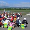 夏の軽飛行機体験学習