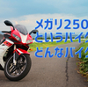 メガリ250rはどんなバイクか振り返ってみた