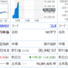 日経は横ばいですが…( ﾉД`)ｼｸｼｸ…