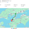 日本縦断ステージ3 　大阪ー宮崎　Day4　広島県生口島から愛媛県伊予へ