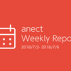 【The Weekly Report】2018/07/02~2018/07/06 週報