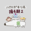【ハナナガキツネの日】４コマ劇場：換毛期２