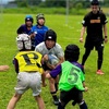 ホームで練習🏉