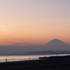 【海】鵠沼海岸の夕焼け